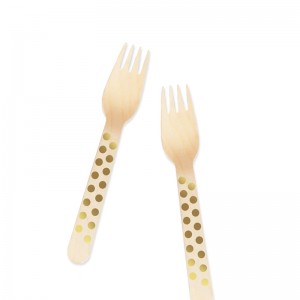 Fork - Polka Gold